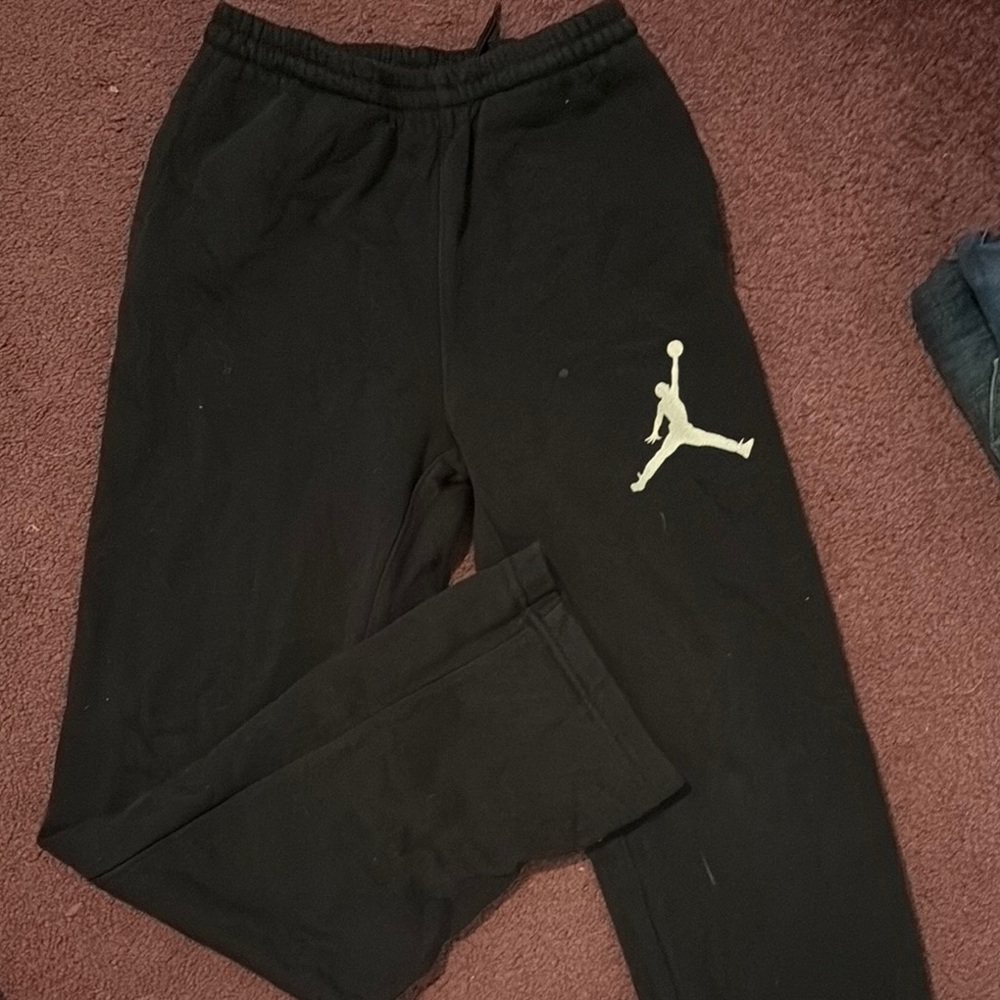 Jordan Black Sweatpants Iconic Jogger Style